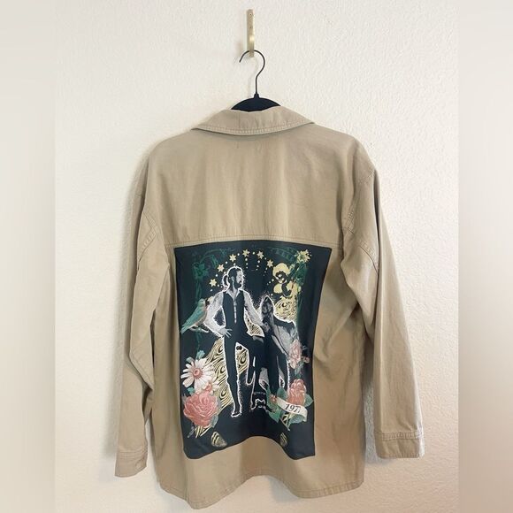 Hand Crafted Jackets & Blazers - Fleetwood Mac Rumors Daydreamer upcycled utility jacket custom ONE OF A KIND  8
